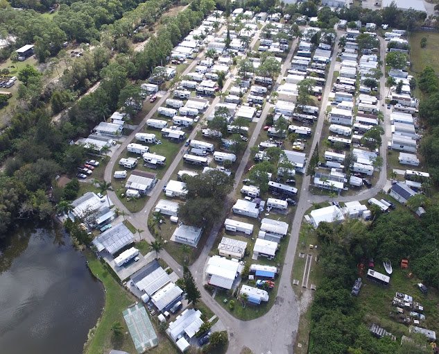 gulf coast rv resort ariel view